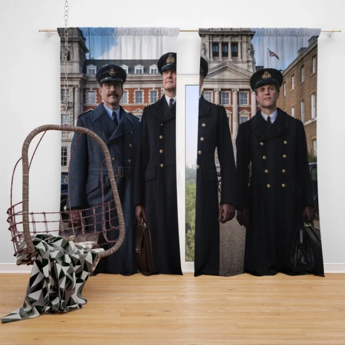 Operation Mincemeat Movie Colin Firth Window Curtain