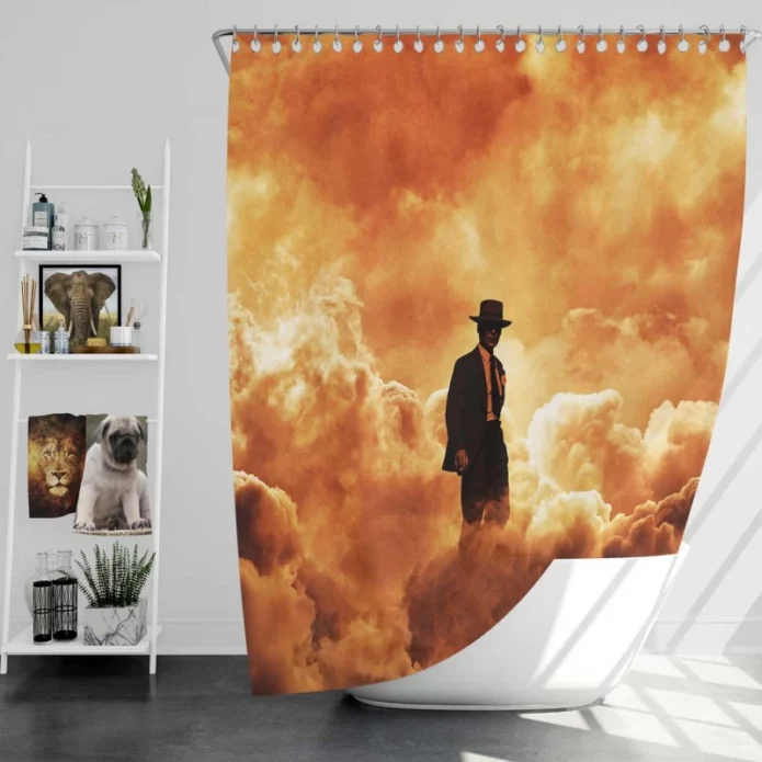 Oppenheimer Movie Bath Shower Curtain