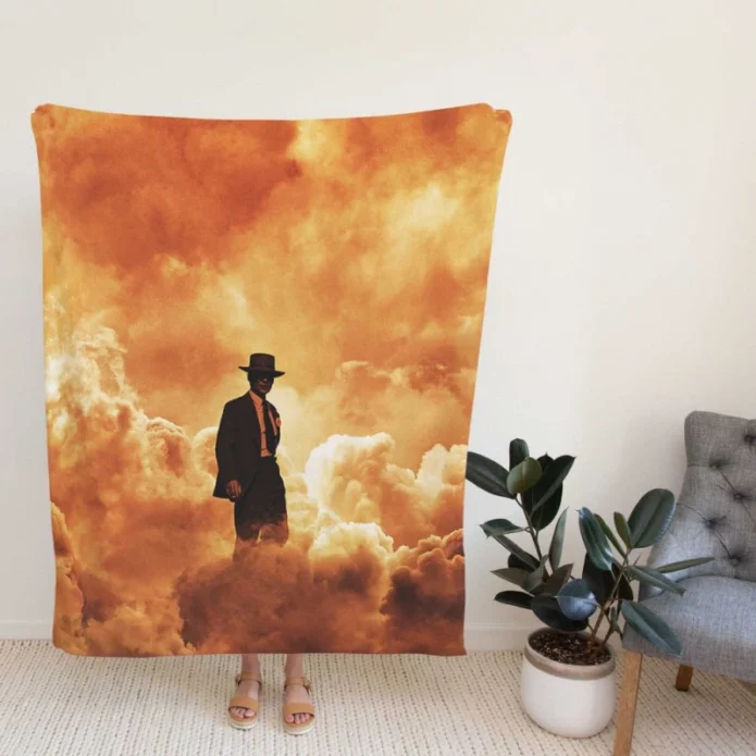 Oppenheimer Movie Fleece Blanket