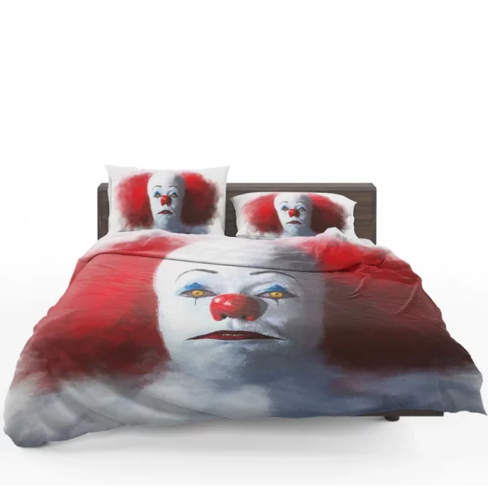 Painting of Pennywise in It Movie Bedding Set
