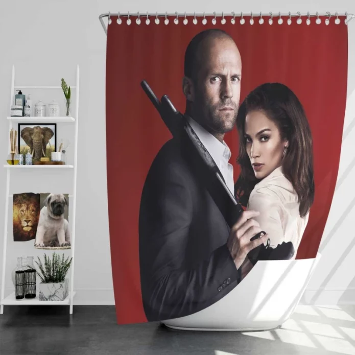 Parker Movie Jennifer Lopez Jason Statham Bath Shower Curtain