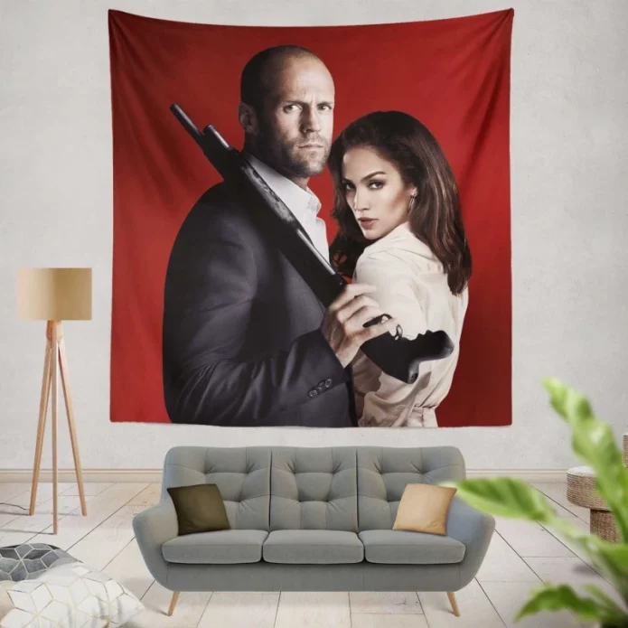 Parker Movie Jennifer Lopez Jason Statham Wall Hanging Tapestry