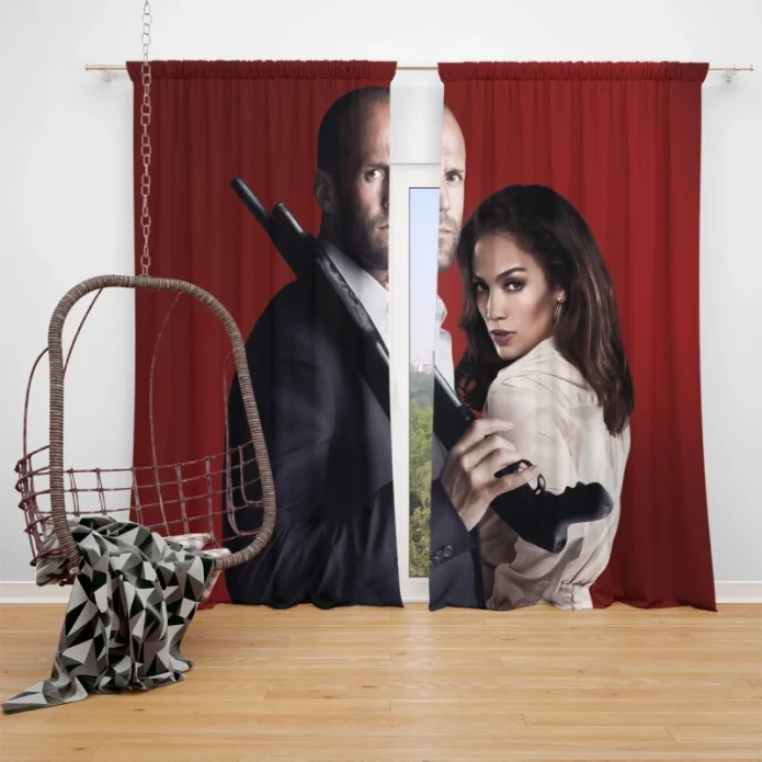 Parker Movie Jennifer Lopez Jason Statham Window Curtain