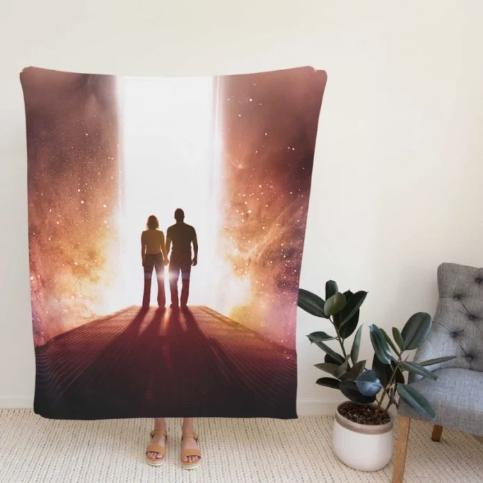 Passengers Movie Jennifer Lawrence Chris Pratt Fleece Blanket