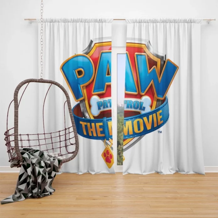 Paw Patrol The Movie Movie Window Curtain