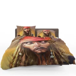 Pirates Of The Caribbean Movie Jack Sparrow Bedding Set