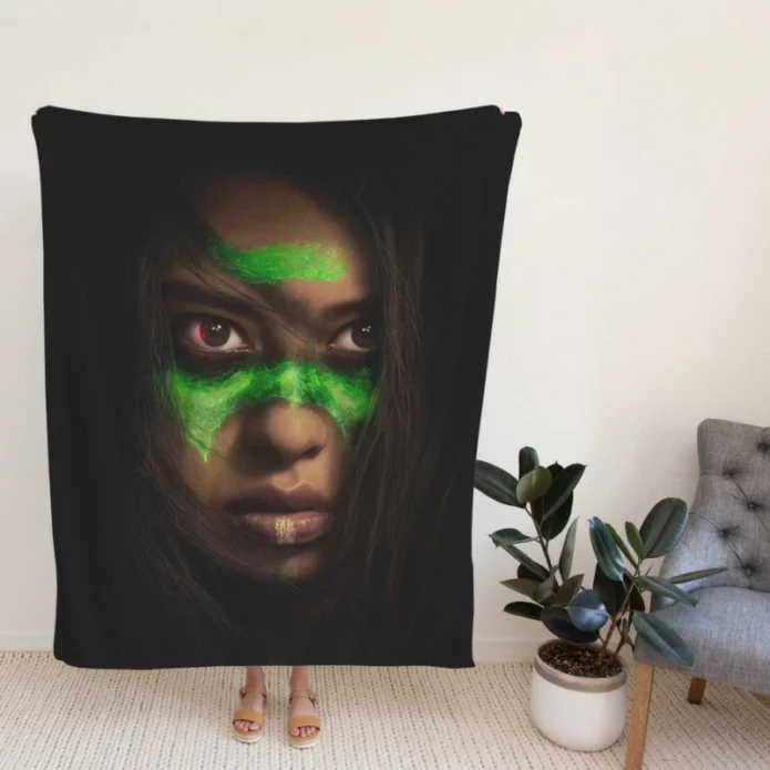 Prey Movie Amber Midthunder Fleece Blanket