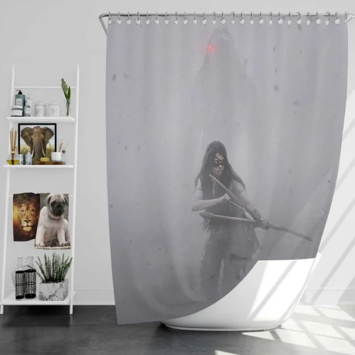 Prey Movie Bath Shower Curtain