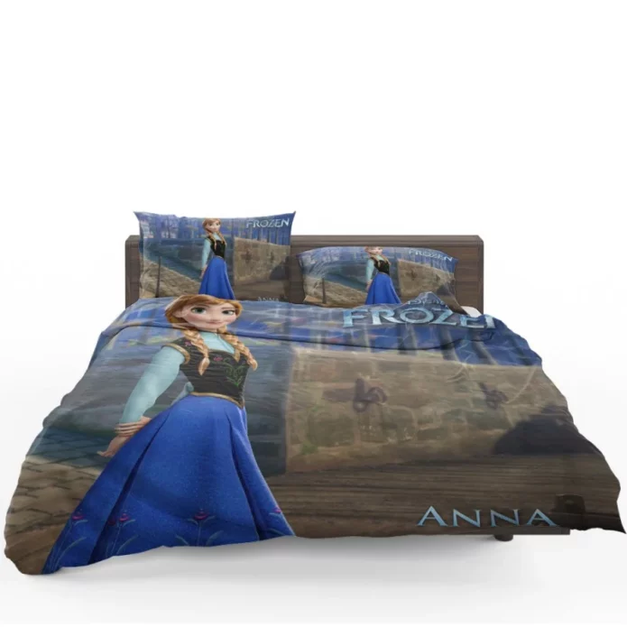 Princess Anna in Disney Frozen Movie Bedding Set