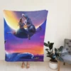 Princess Jasmine Will Smith In Aladdin Movie Fleece Blanket