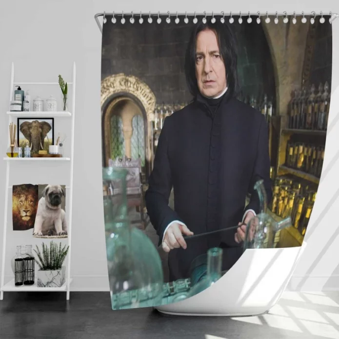 Professor Severus Snape Movie Harry Potter Bath Shower Curtain