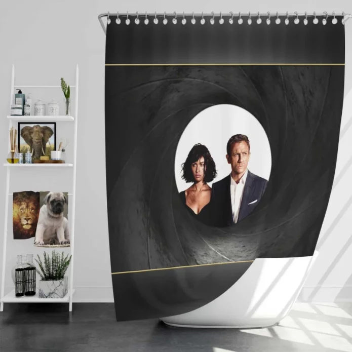 Quantum Of Solace Movie Bath Shower Curtain