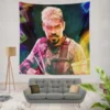 Raul Castillo as Mikey Guzman in Army of the Dead Movie Wall Hanging Tapestry