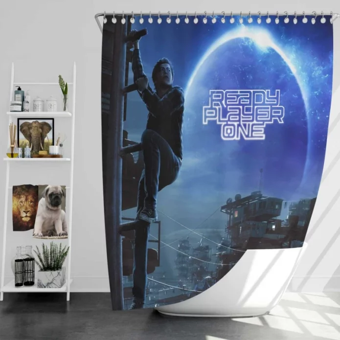 Ready Player One Movie Tye Sheridan Bath Shower Curtain