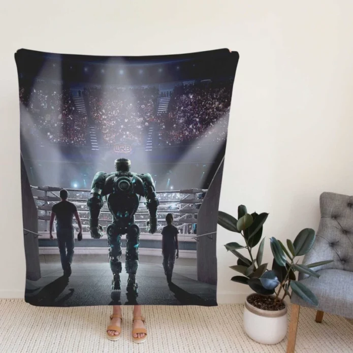 Real Steel Movie Fleece Blanket