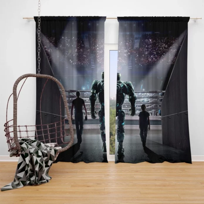 Real Steel Movie Window Curtain