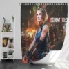 Resident Evil 3 Movie Jill Valentine Bath Shower Curtain