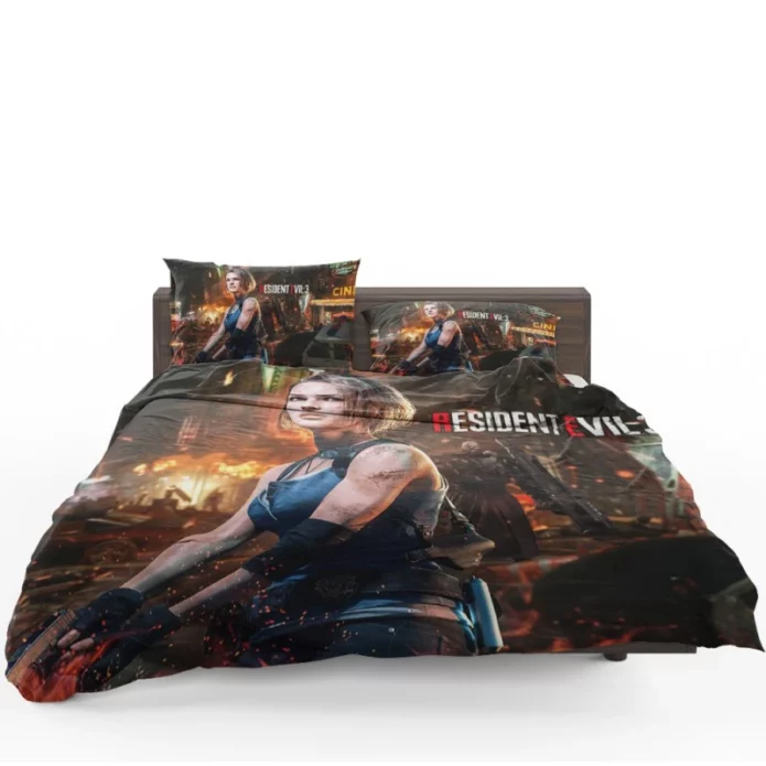 Resident Evil 3 Movie Jill Valentine Bedding Set