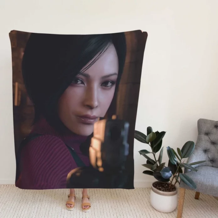 Resident Evil 4 Movie Ada Wong Fleece Blanket