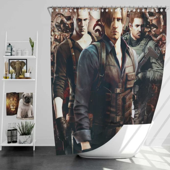 Resident Evil 6 Movie Bath Shower Curtain