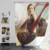 Resident Evil Action Horror Movie Milla Jovovich Bath Shower Curtain