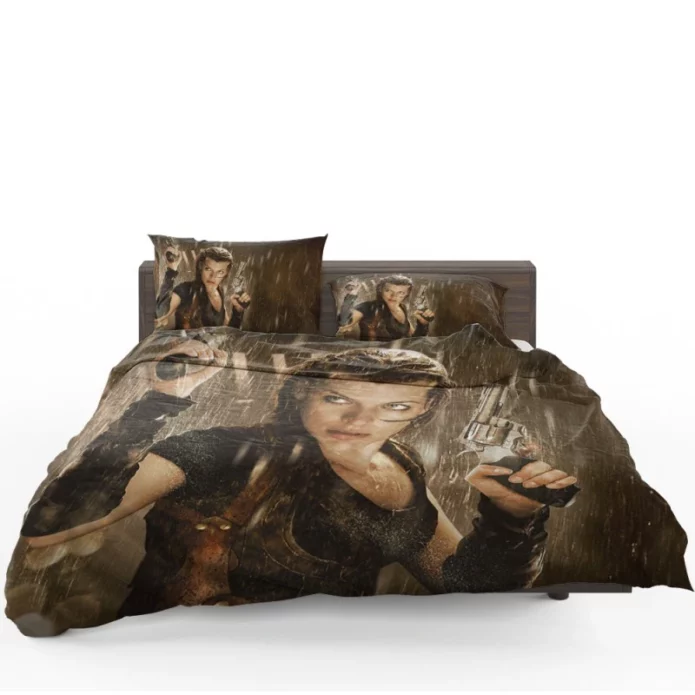 Resident Evil Afterlife Movie Milla Jovovich Alice Bedding Set