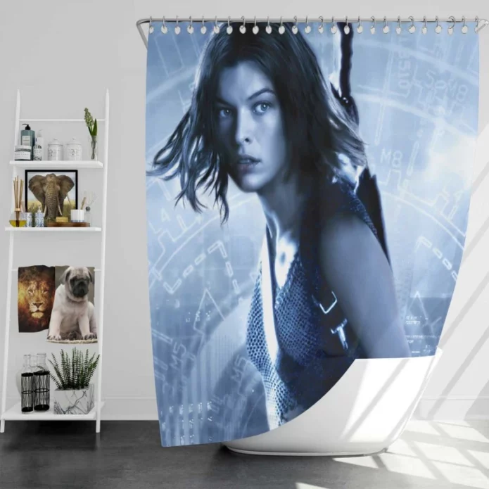 Resident Evil Apocalypse Movie Bath Shower Curtain