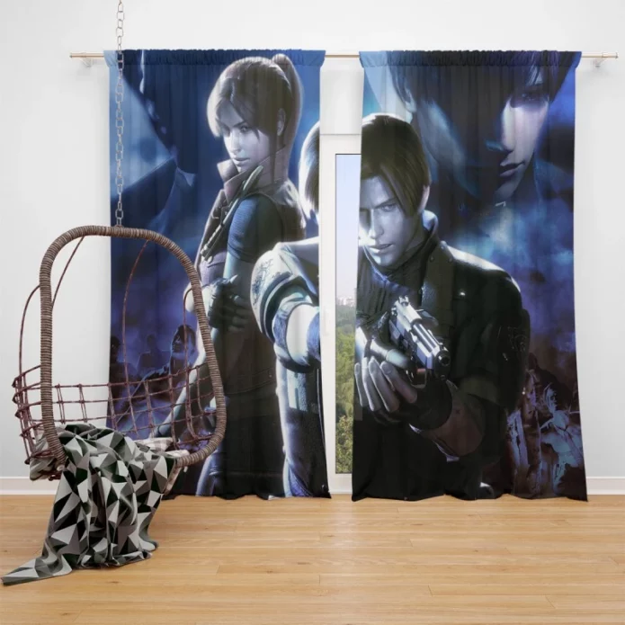 Resident Evil Chronicles Movie Window Curtain