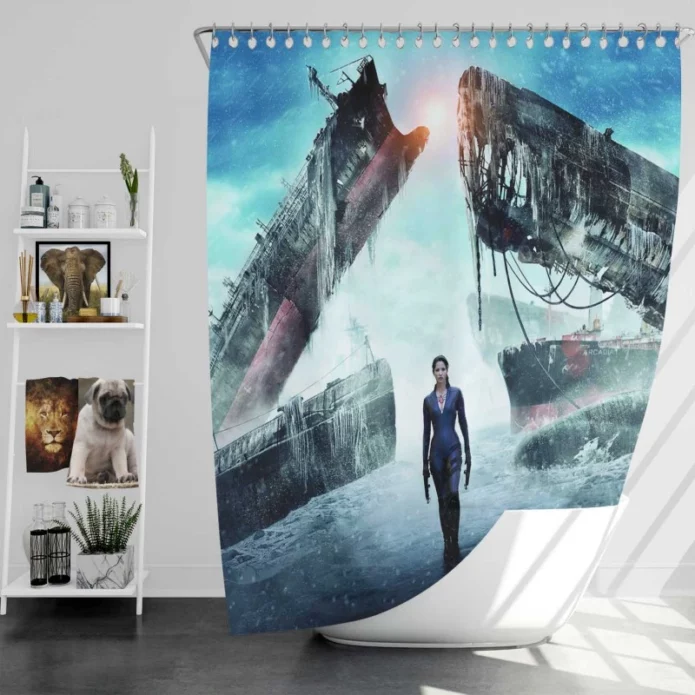 Resident Evil Retribution Movie Bath Shower Curtain