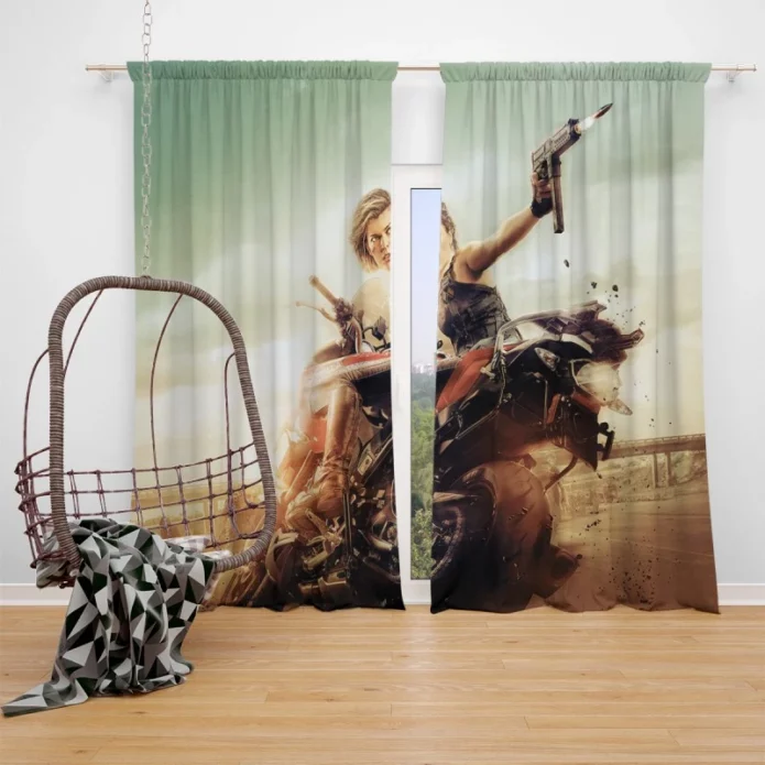 Resident Evil The Final Chapter Movie Window Curtain