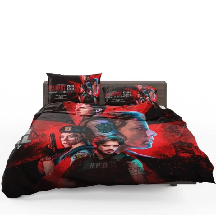 Resident Evil Welcome to Raccoon City Movie Poster Bedding Set