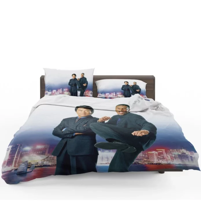 Rush Hour 2 Movie Jackie Chan Chris Tucker Bedding Set