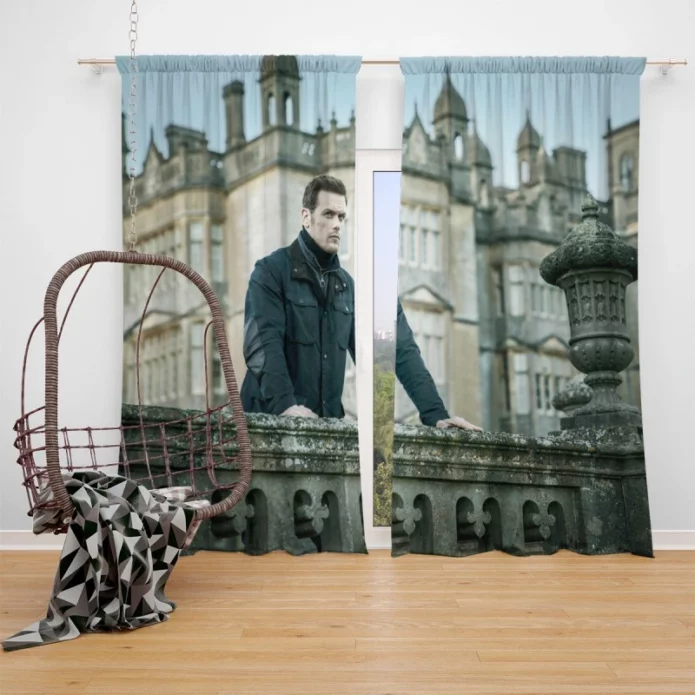 SAS Red Notice Movie Sam Heughan Window Curtain