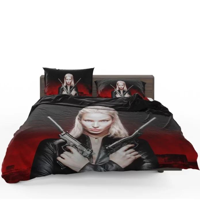 Sasha Luss in Anna Film Bedding Set