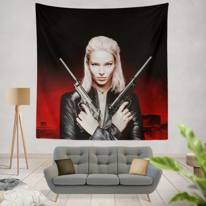 Sasha Luss in Anna Film Wall Hanging Tapestry