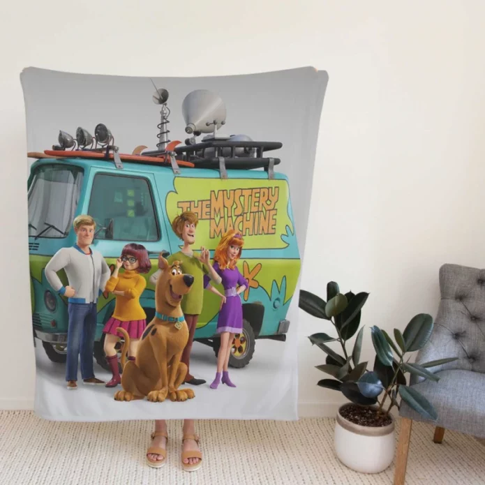 Scoob Movie Poster Scooby-Doo Fleece Blanket
