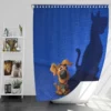 Scoob Movie Shadow Puppy Bath Shower Curtain