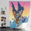 Scooby-Doo & Batman The Brave and the Bold Movie Bath Shower Curtain