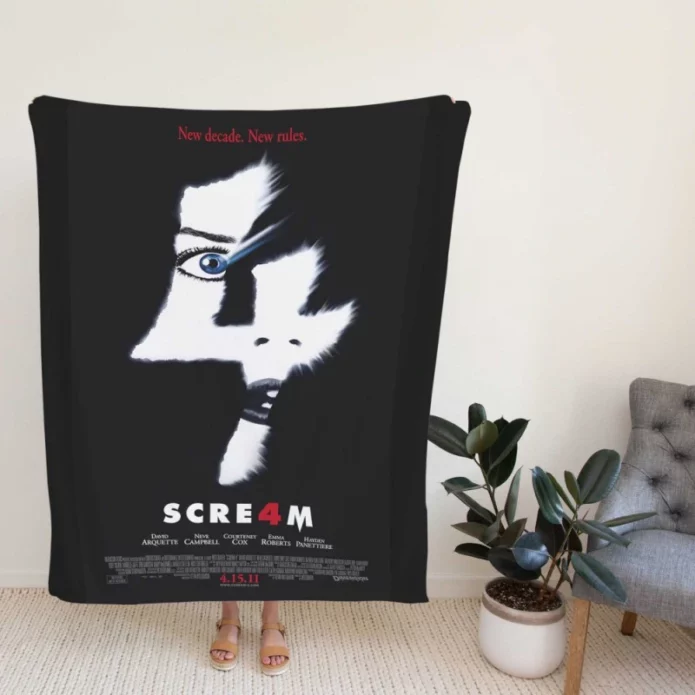 Scream 4 Movie Fleece Blanket