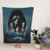 Scream Movie Poster Fleece Blanket