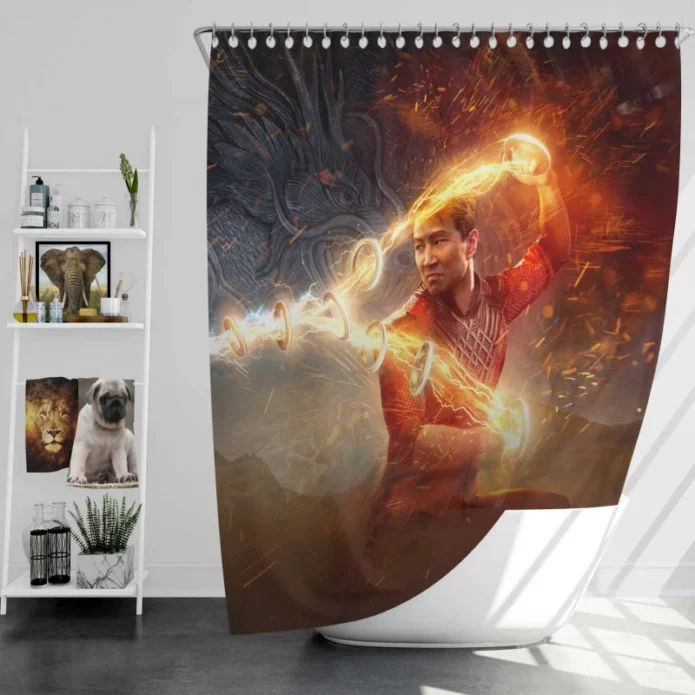 Shang-Chi and the Legend of the Ten Rings Movie Bath Shower Curtain