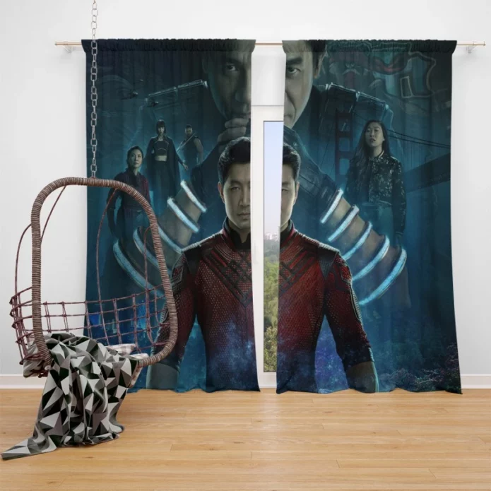 Shang-Chi and the Legend of the Ten Rings Movie Marvel Window Curtain