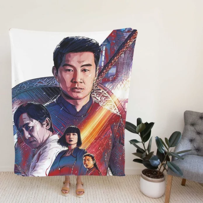Shang-Chi and the Legend of the Ten Rings Movie Poster Fleece Blanket