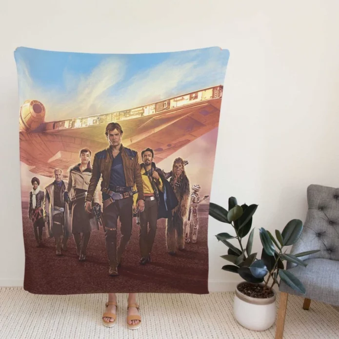 Solo A Star Wars Story Sci-fi Movie Fleece Blanket