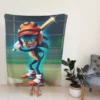 Sonic the Hedgehog Movie Baseball Fleece Blanket