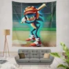Sonic the Hedgehog Movie Baseball Wall Hanging Tapestry
