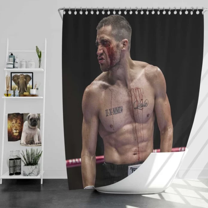 Southpaw Movie Jake Gyllenhaal Bath Shower Curtain