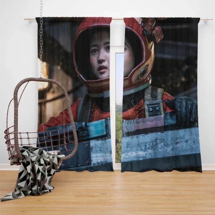 Space Sweepers Movie Kim Tae-ri Captain Jang Window Curtain