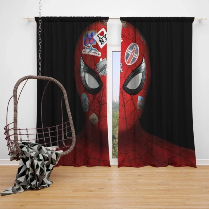 Spider-Man Far From Home Marvel MCU Film Window Curtain