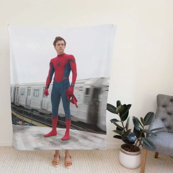 Spider-Man Homecoming Movie Fleece Blanket